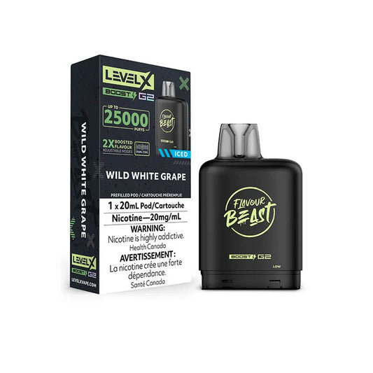 Flavour beast Level X boost G2 25k Wild white grape (Provincial Tax)