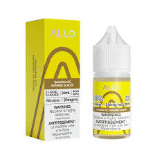 Allo E-Liquid - Banana Ice 20mg/30mL(Provincial)