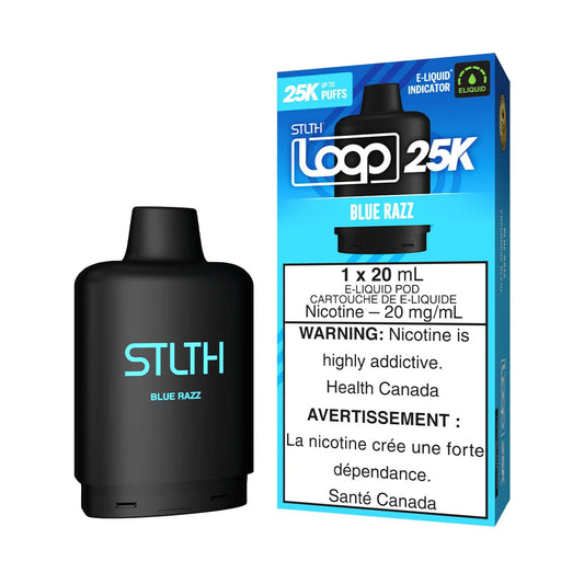 Stlth loop 25k Blue Razz (Provincial Tax)