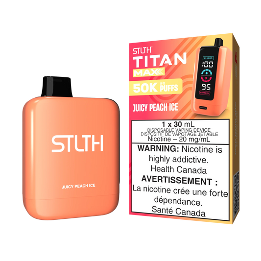 Stlth Titan Max 50k Juicy peach ice ( provincial tax )