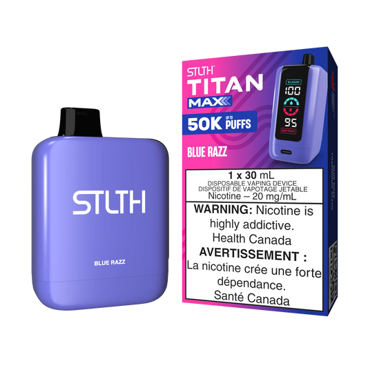 Stlth Titan Max 50k Blue Razz ( provincial tax )