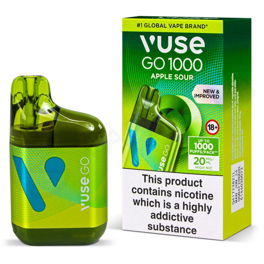 Vuse go 1000  Apple sour (Provincial Tax)