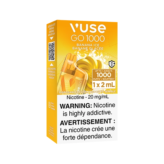 Vuse go 1000 banana ice (Provincial Tax)