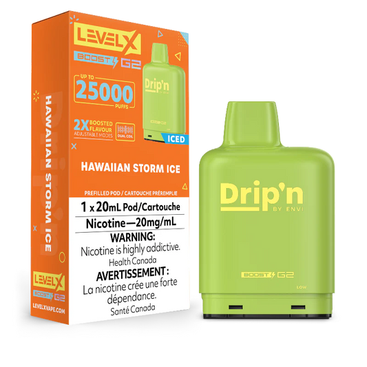 Level X Drip’n boost pod G2 25k Hawaiian Storm Ice*