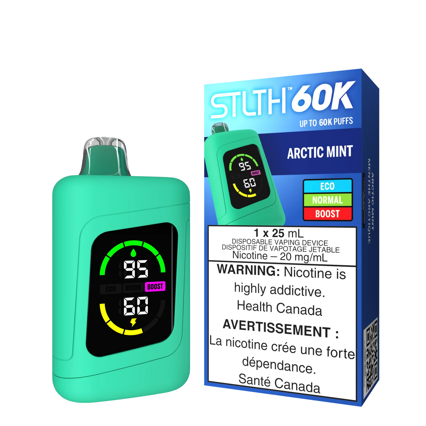 Stlth 60k artic mint ( provincial tax)