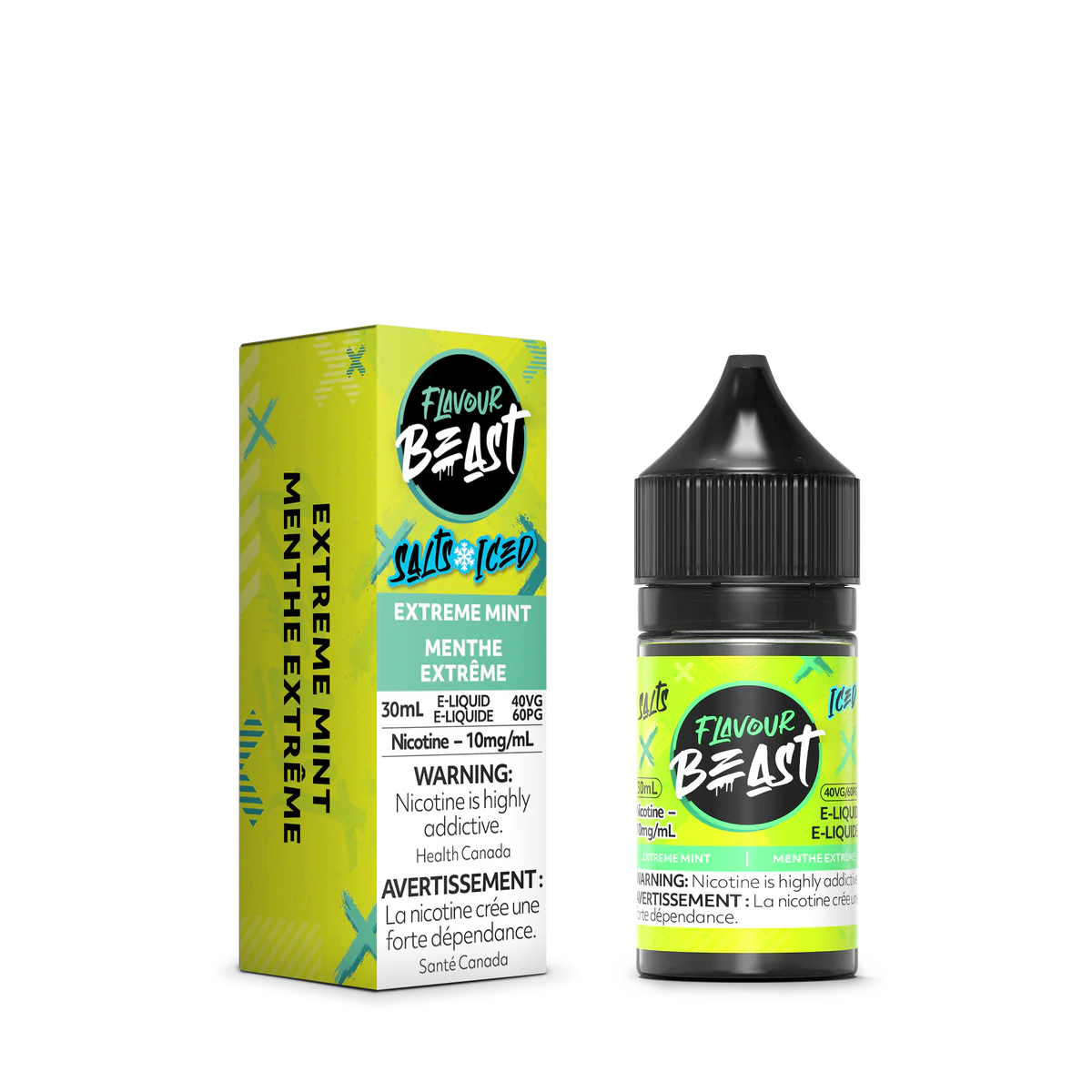 Flavour beast e-liq Extreme Mint 10mg/30ml*