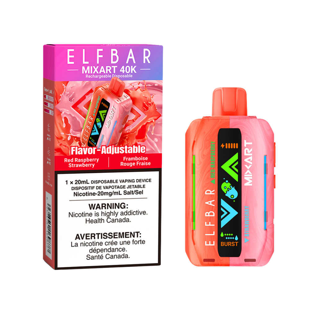 Elfbar Mixart 40k Red Raspberry Strawberry (Provincial)