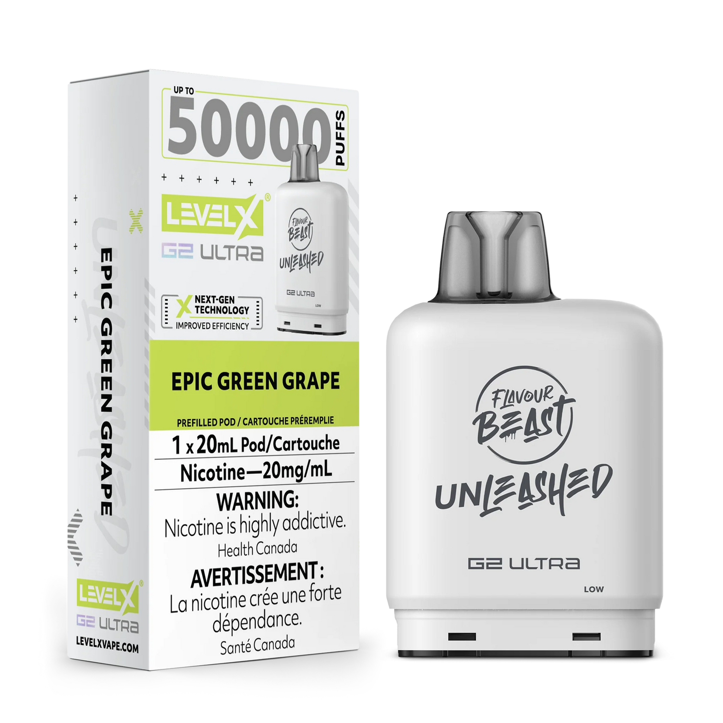 Level X G2 Ultra 50k - Unleashed- Epic Green Grape(Provincial)