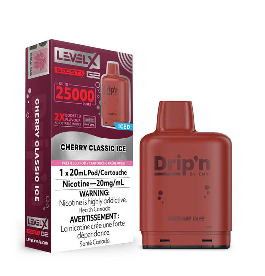 Dripn level X cherry classic Ice 25k ( provincial tax )