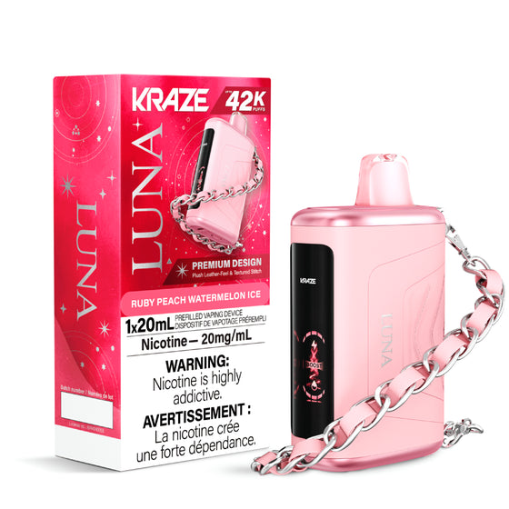 Kraze LUNA 42k Ruby Peach Watermelon Ice*