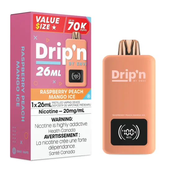 Dripn 70k Raspberry peach mango ice*