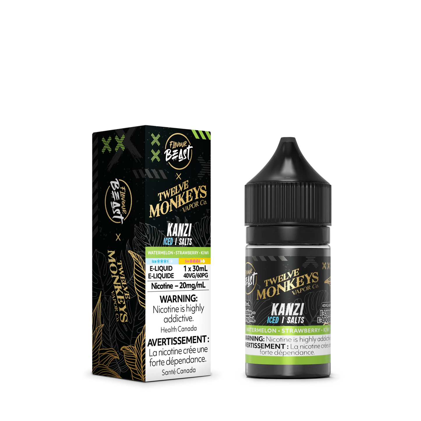 Flavour Beast x 12 Monkey E-liquid - Kanzi