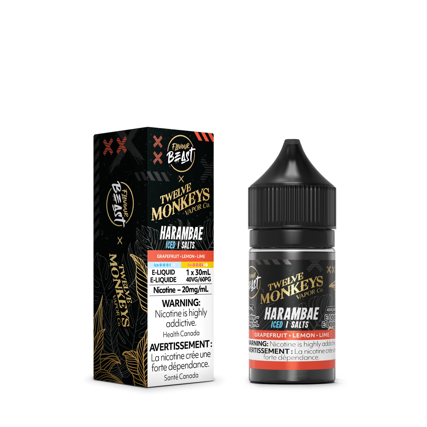Flavour Beast x 12 Monkey E-liquid - Harambae