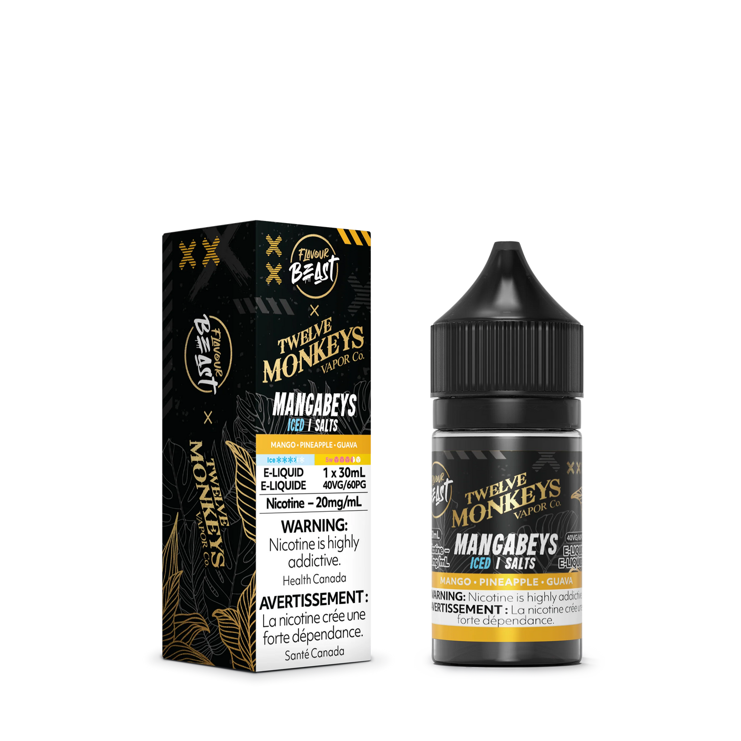 Flavour Beast x 12 Monkey E-liquid - Mangabeys