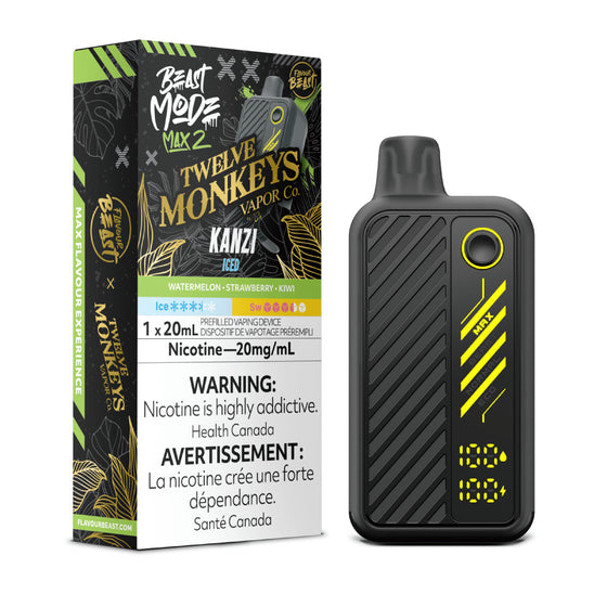 Flavour beast Max2 X Twelve monkeys Vapor 50k Kanzi