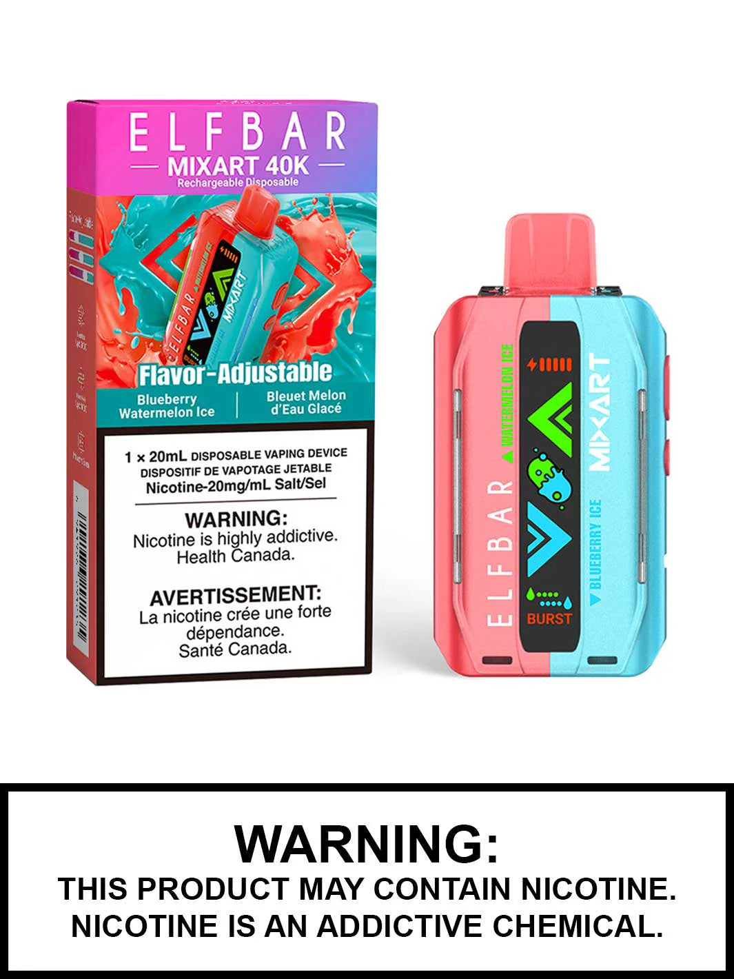 Elfbar 40k Blueberry watermelon Ice*