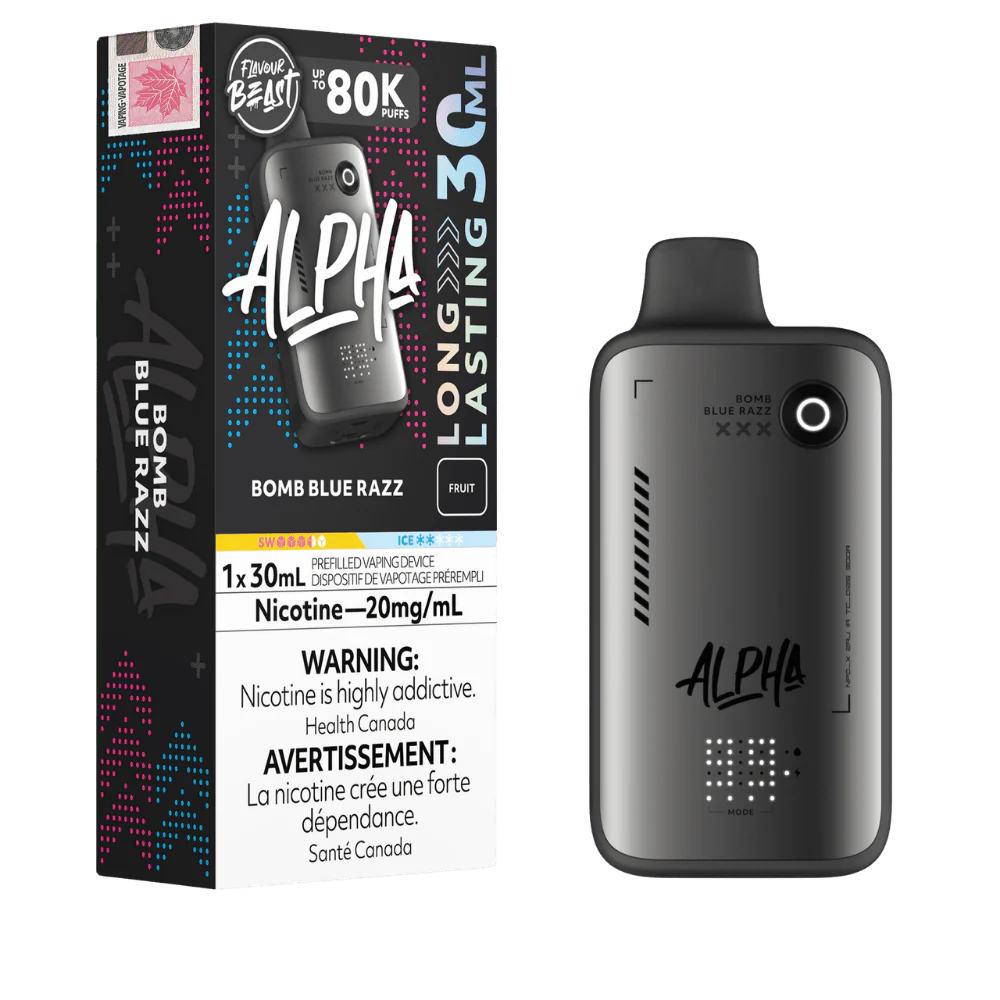 Flavour Beast Alpha 80k Bomb Blue Razz (Provincial Tax)