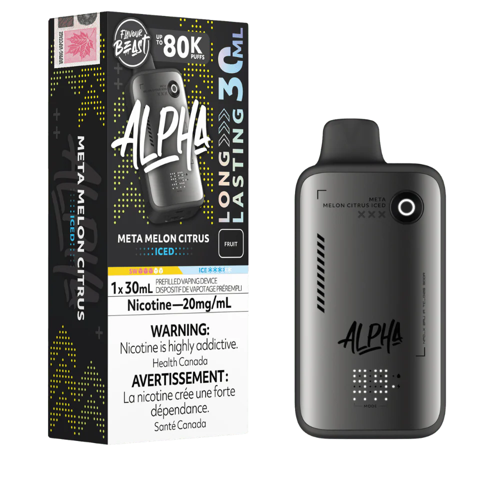 Flavour Beast Alpha 80k Meta Melon Citrus Iced (Provincial Tax)