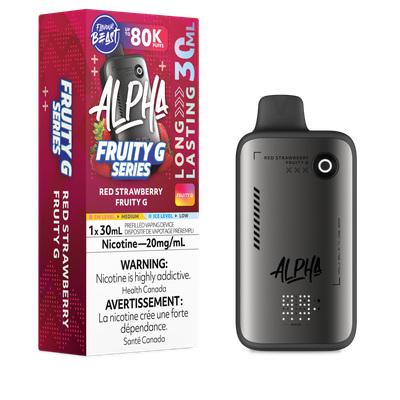 Flavour Beast Alpha 80k Red Strawberry Fruity G (Provincial)