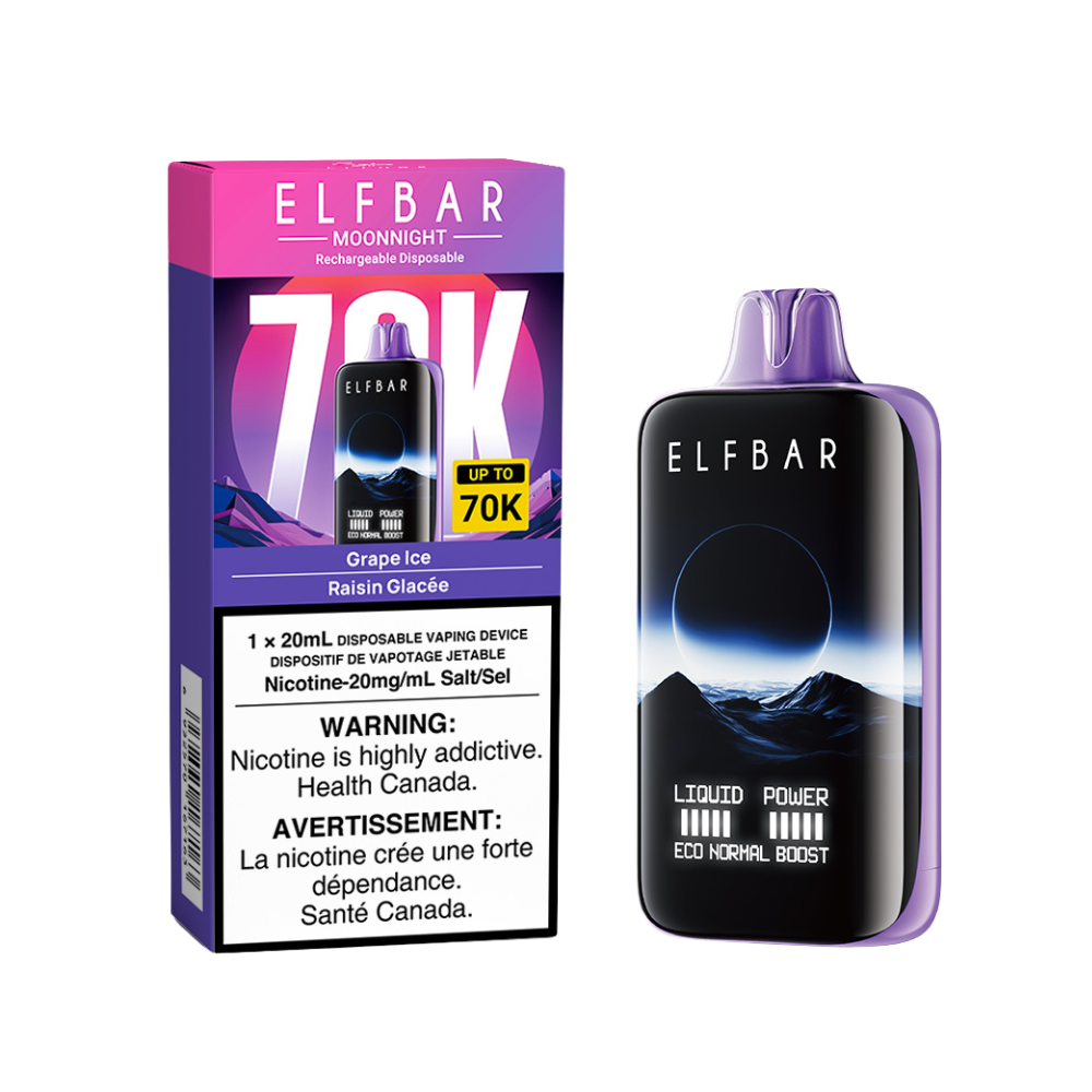 Elfbar moonnight 70k grape ice
