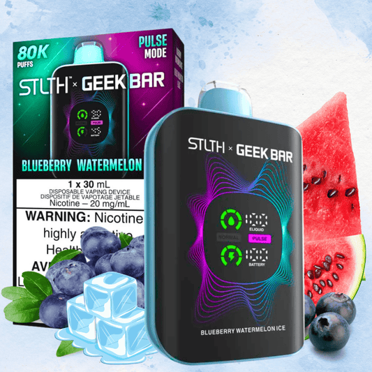 Stlth X geek bar 80k blueberry watermelon ice