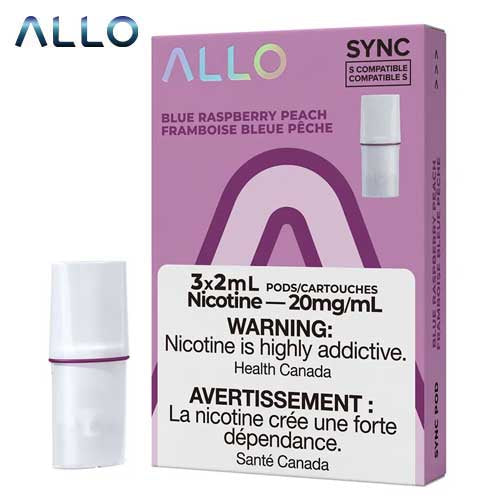 Allo Sync 3pods Blue Raspberry Peach (3x2ml)