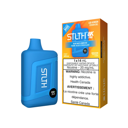 Stlth 8000 Pro Blue Razz Lemon Ice