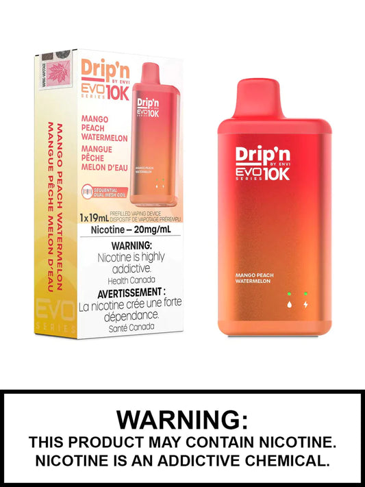 Dripn Evo 10k Mango Peach Watermelon