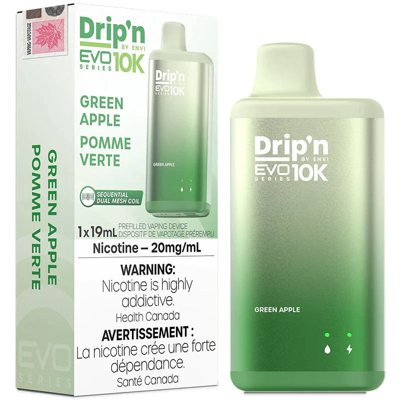 Dripn Evo 10k Green Apple