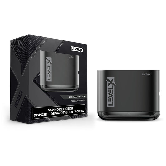 Level X device kit - metallic black 600mAh