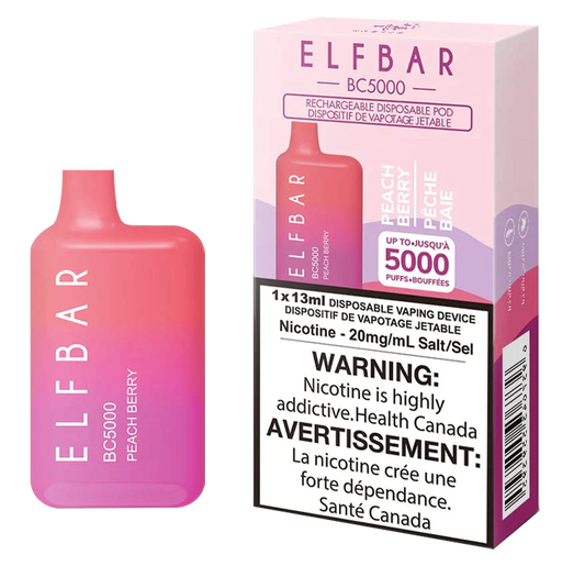 Elf bar bc 5000 peach berry