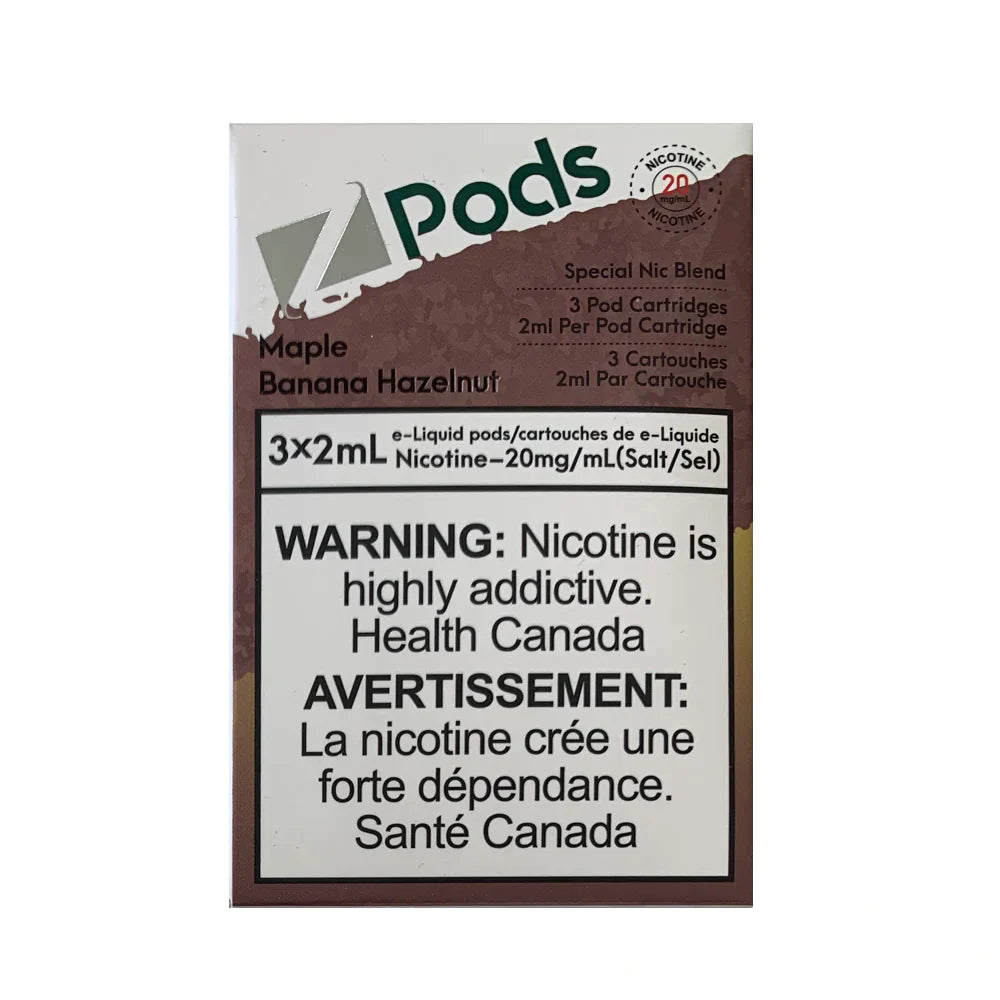 Zpods maple banana hazelnut ( Provincial Tax)